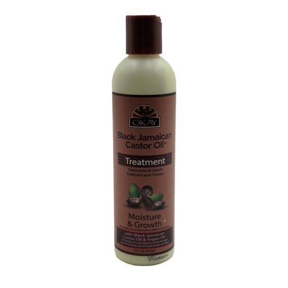 New - OKAY Black Jamaican Castor Oil Treatment, 8 fl oz - Picture 1 of 6